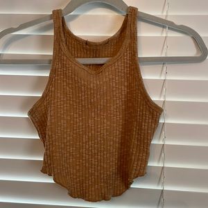 Sweater tank crop top